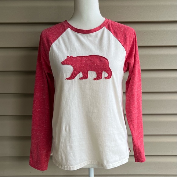 Hatley Other - •Hatley• Little Blue House Women's Red Bear Pajama Top - Size Medium